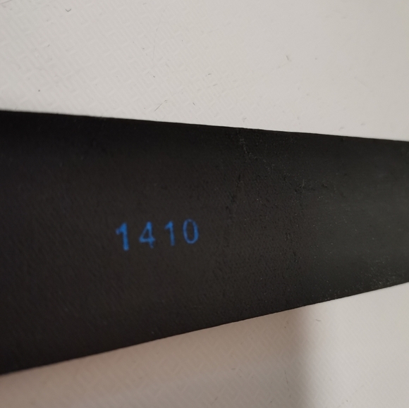 Task Force Mens Black   Leather Buckle Closure Belts Size 32 - Picture 2 of 5